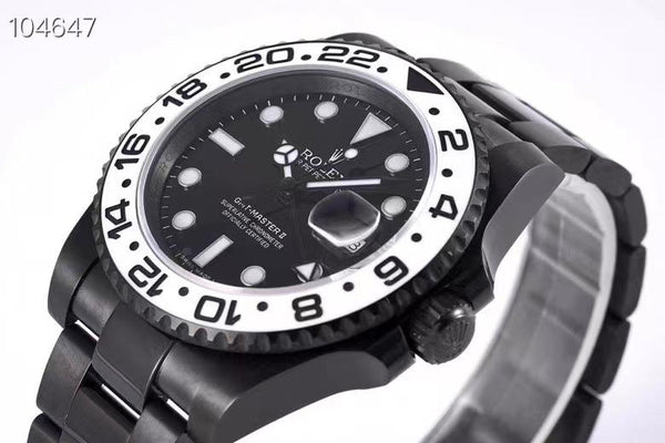 GMT-MASTER II BLACK WHITE BEZEL