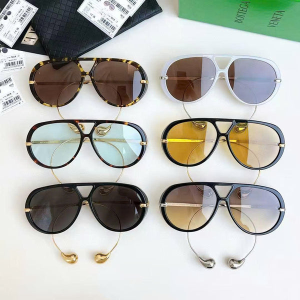 BV AVIATOR FRAME SUNGLASSES BV1273S IN METAL