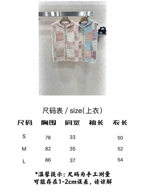 Maglione CC in lana blu navy e oro con pellicola metallica