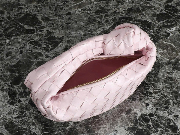 BV Mini Jodie 28cm in Soft Pink Sheepskin