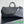 Borsone BV 25s Replica Bottega Veneta in pelle intrecciata nera