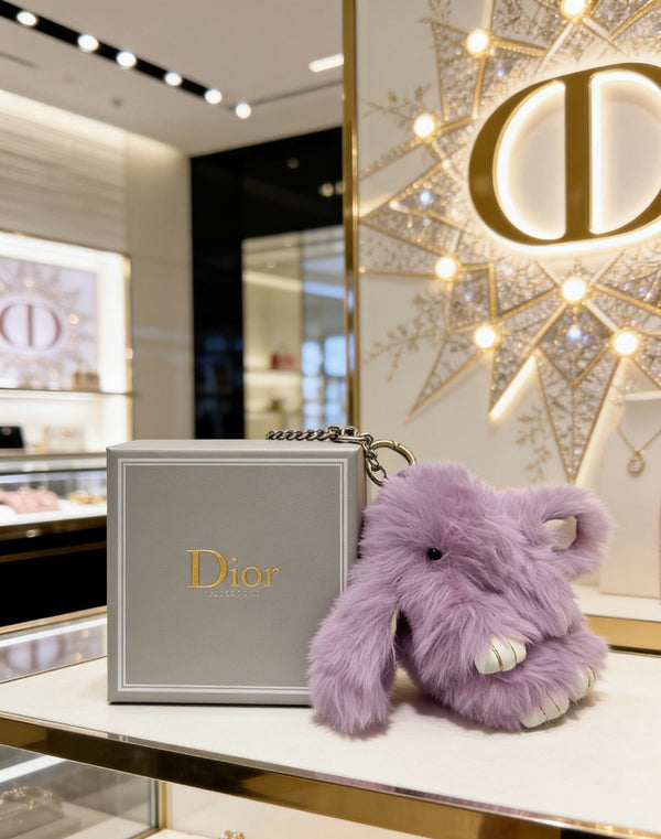 CD Purple Rabbit Charm