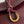 Borsa a tracolla BV Liberta con fibbia 30 cm in pelle di vacchetta rosso Barolo
