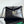 BV Liberta Crossbody Bag Buckle 30cm Black Cowhide