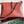 Borsa a tracolla BV Liberta con fibbia, 30 cm, in pelle di vacchetta rosso mattone