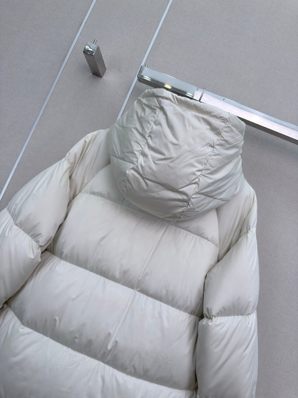 CE 2026 Hooded Mid-Length Jacket Nylon Down 430240