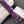 BALLON BLANC DE CARTIER QUARZO CASSA IN ACCIAIO PELLE VIOLA 