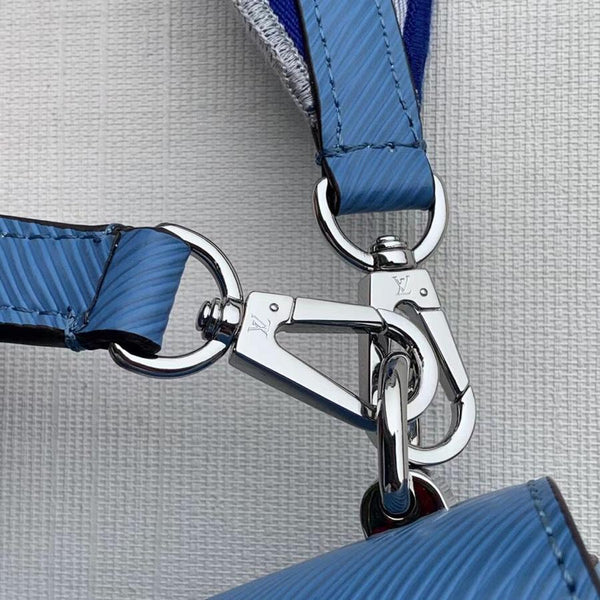 TWIST MM 23 PELLE DI BOVINA GRANULATA EPI BLU
