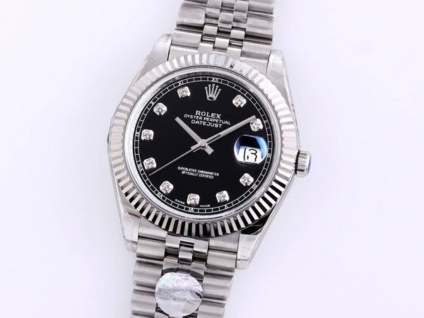 DATEJUST 41MM ACCIAIO INOSSIDABILE NUMERI DIAMANTATI 
