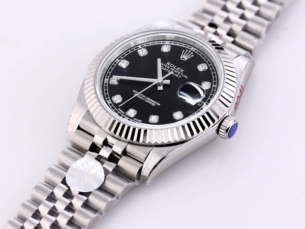 DATEJUST 41MM ACCIAIO INOSSIDABILE NUMERI DIAMANTATI 