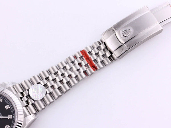 DATEJUST 41MM ACCIAIO INOSSIDABILE NUMERI DIAMANTATI 