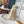 MARSHMALLOW HOBO CREAM SAFFRON GRAINED COWHIDE LEATHER