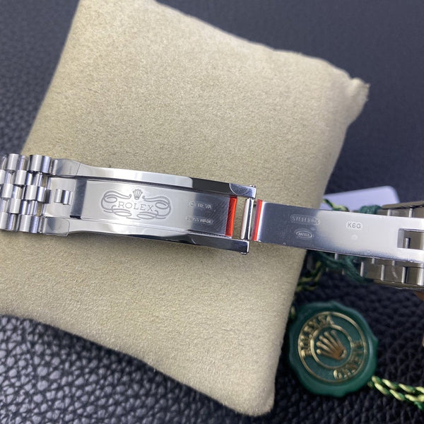 DATEJUST 41MM SMOOTH BEZEL BLUE DIAL OYSTER BRACELET