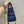 MEDIUM LADY D-LITE 24 BLUE MULTI COLOR EMBROIDERY