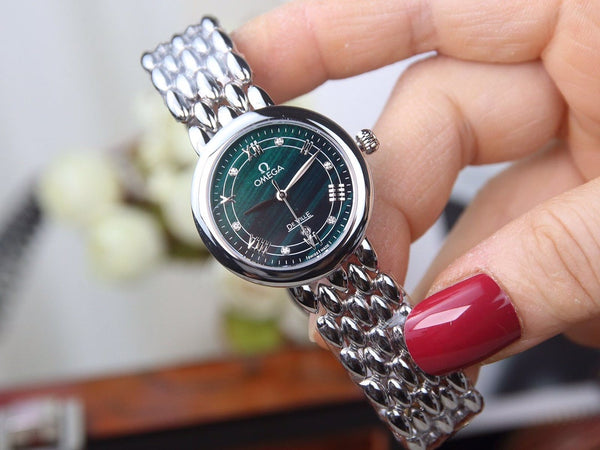 DEVILLE LADYMATIC 29MM ACCIAIO QUADRANTE BLU 