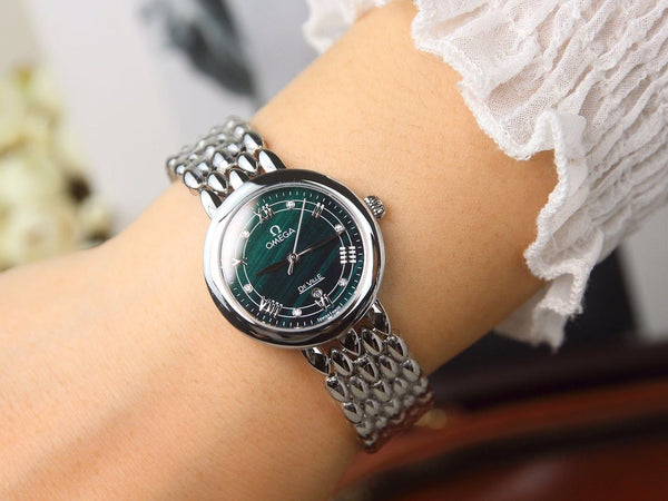 DEVILLE LADYMATIC 29MM ACCIAIO QUADRANTE BLU 