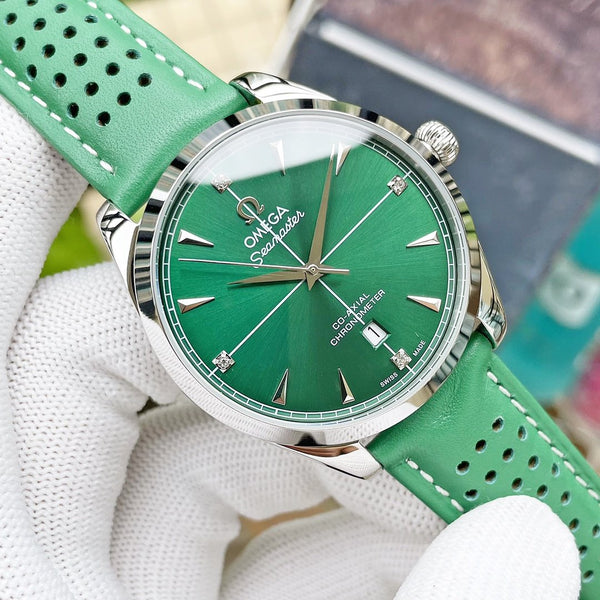 SEAMASTER AQUA TERRA CO-AXIAL BLUE DIAL LEATHER
