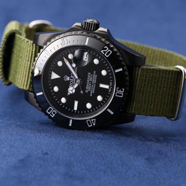 SUBMARINER DATE 40 LUNETTA IN CERAMICA TESSILE 