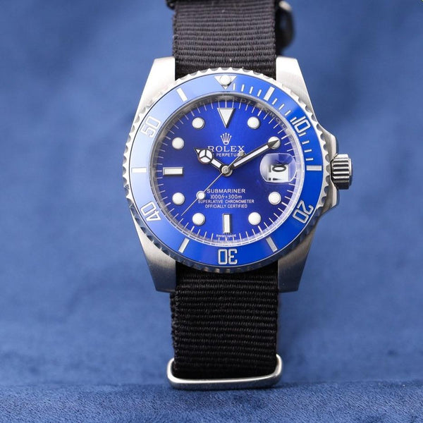 SUBMARINER DATE 40 LUNETTA IN CERAMICA TESSILE 