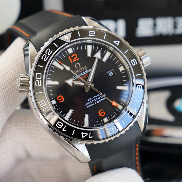 SEAMASTER PLANET OCEAN 600 GMT CASSA IN ACCIAIO 