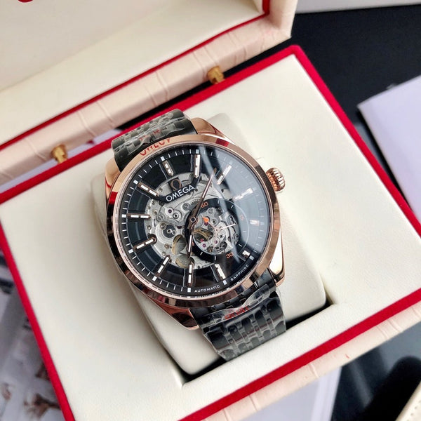 SEAMASTER QUADRANTE SCHELETRICO CASSA IN ORO ROSA 