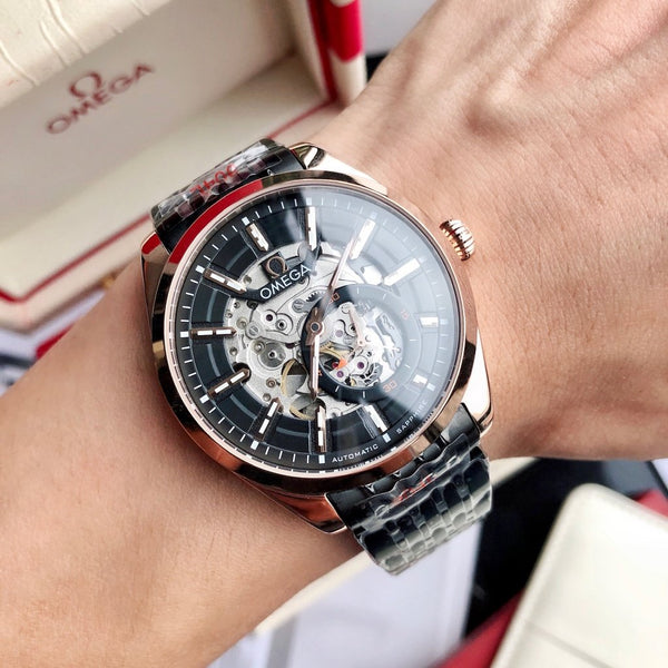 SEAMASTER QUADRANTE SCHELETRICO CASSA IN ORO ROSA 