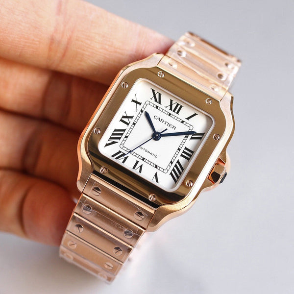 SANTOS LADY 35,1 MM ORO ROSA 