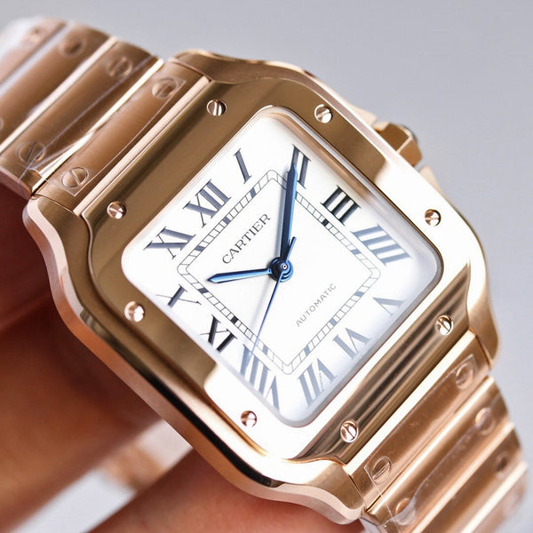 SANTOS LADY 35,1 MM ORO ROSA 