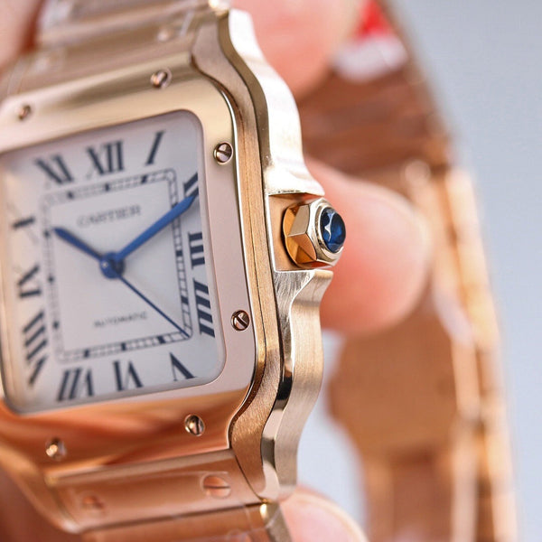 SANTOS LADY 35,1 MM ORO ROSA 