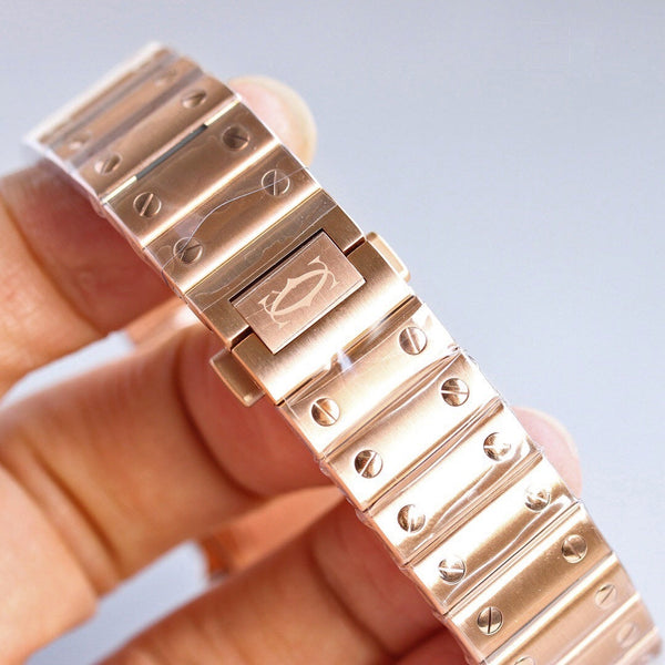 SANTOS LADY 35,1 MM ORO ROSA 