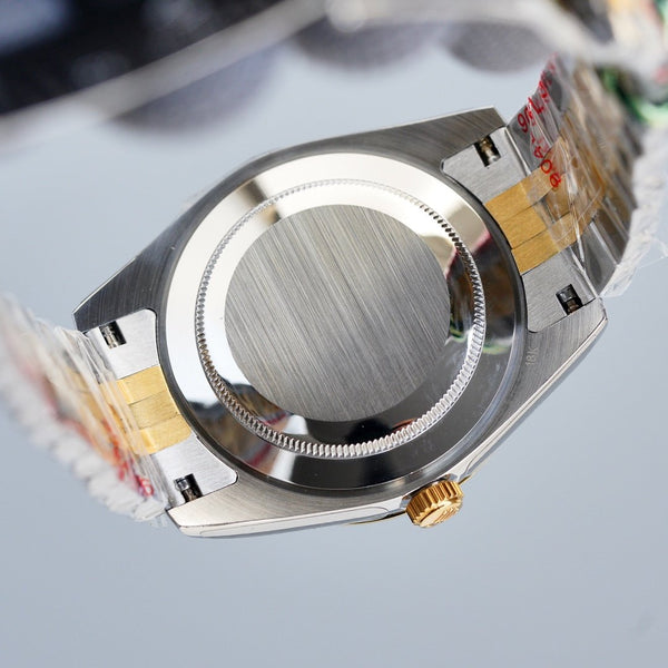 DATEJUST 41MM TWO-TONE RED DIAL JUBILEE BRACELET