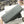 LARGE LADY BAG 32CM GRAY CANNAGE LAMBSKIN