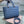 LARGE LADY BAG 32CM BLUE CANNAGE LAMBSKIN