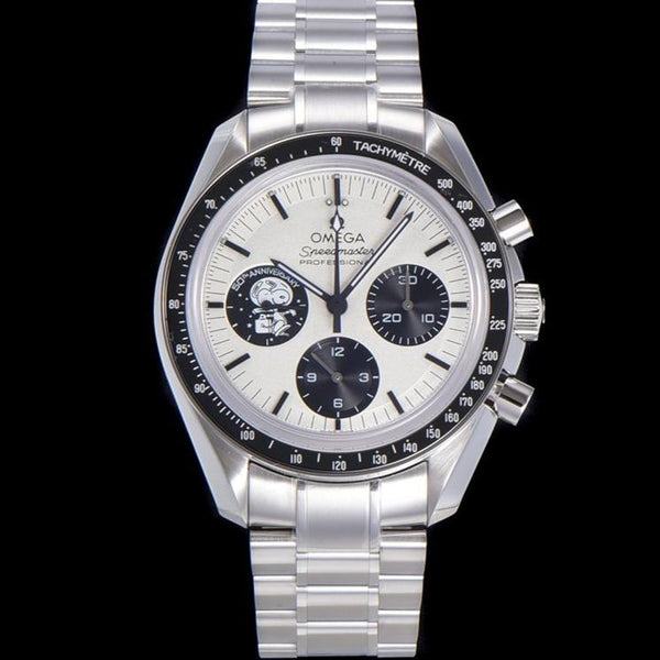 SPEEDMASTER MOONWATCH SNOOPY LUNETTA NERA 