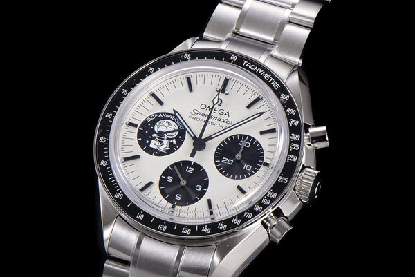 SPEEDMASTER MOONWATCH SNOOPY LUNETTA NERA 