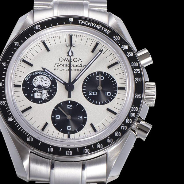 SPEEDMASTER MOONWATCH SNOOPY LUNETTA NERA 