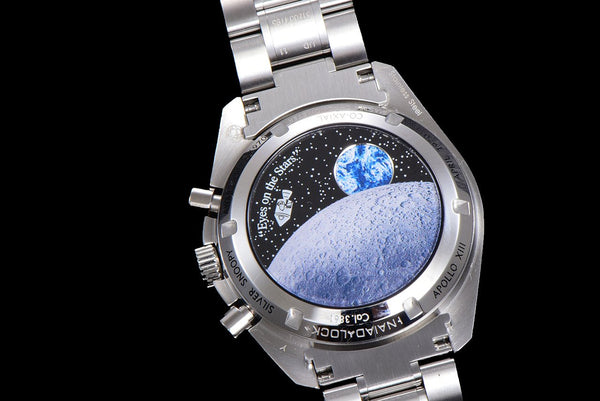 SPEEDMASTER MOONWATCH SNOOPY LUNETTA NERA 