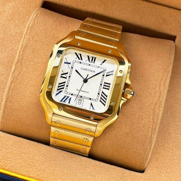 SANTOS 38MM ACCIAIO INOX AUTOMATICO 