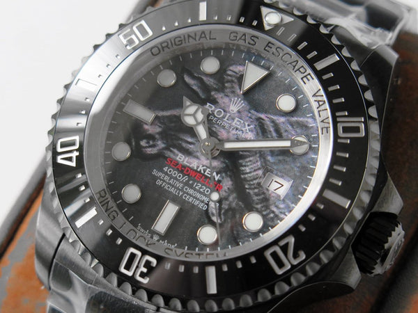 SEA-DWELLER DEEPSEA 44MM  BLACK CUSTOM BUFFALO DIAL