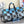 KEEPALL 50 BANDOULIERE BLUE DAMIER GRAPHITE