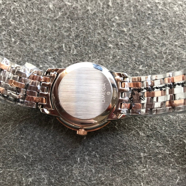 DEVILLE PRESTIGE 27MM QUARZO ORO ROSA QUADRANTE IN ACCIAIO 