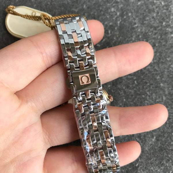 DEVILLE PRESTIGE 27MM QUARZO ORO ROSA QUADRANTE IN ACCIAIO 