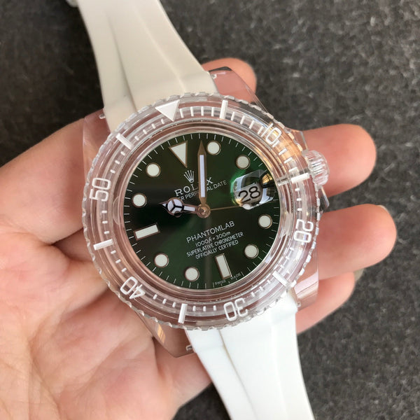 SUBMARINER DATE 40 CUSTOM SAPPHIRE GREEN DIAL