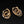 TRINITY EARRINGS GOLD SILVER PINK GOLD DIAMONDS