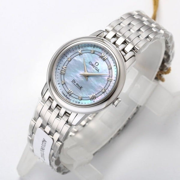 DEVILLE PRESTIGE 27MM ACCIAIO QUADRANTE BLU GHIACCIO 