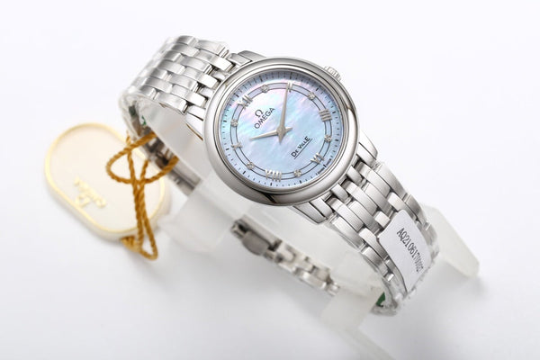 DEVILLE PRESTIGE 27MM ACCIAIO QUADRANTE BLU GHIACCIO 