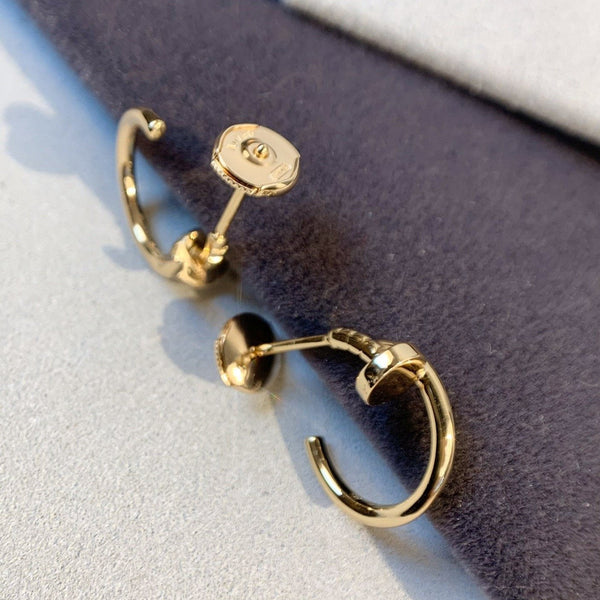 JUSTE EARRINGS 1.8MM PINK GOLD