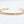 CRUSH BRACELET OPEN CUFF PINK GOLD