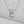 PARENTESI NECKLACE SILVER DIAMOND