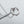 PARENTESI NECKLACE SILVER DIAMOND